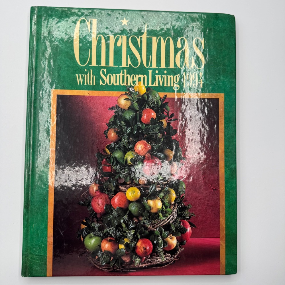Vintage Southern Living Christmas Book 1994 Hardcover Decor